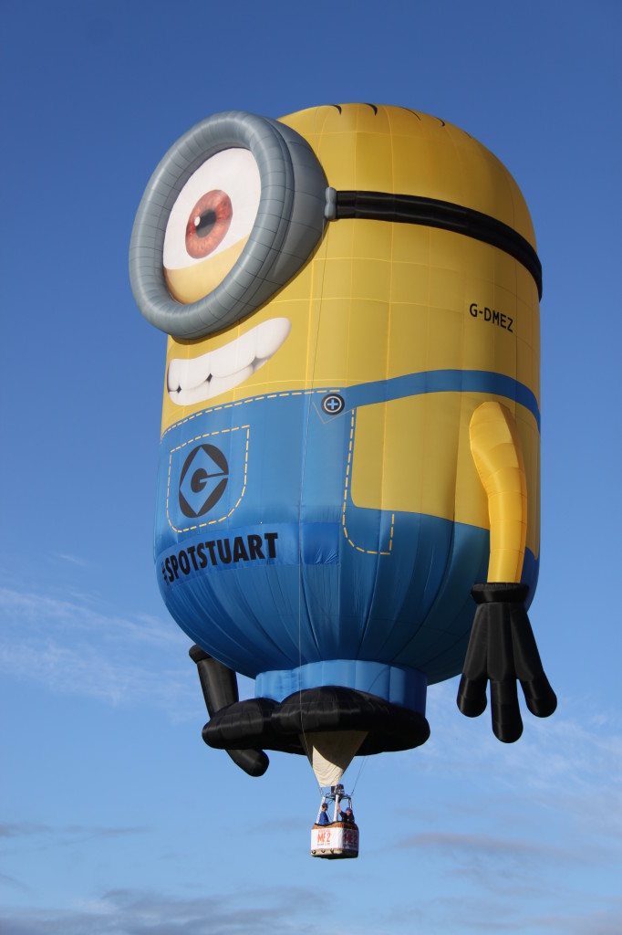 Minions, mongolfiera