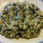 Risotto con spinaci